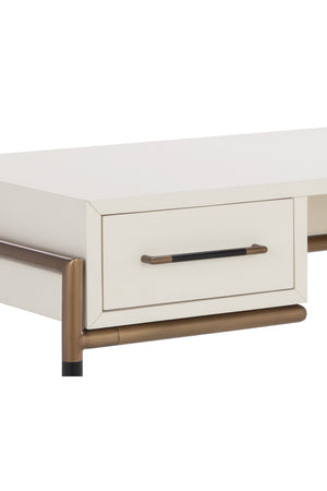 Modern European furniture - Painted Wood Office Desk - www.oroa.com