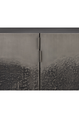 Modern European furniture - Antique Silver 4-Door Sideboard - www.oroa.com