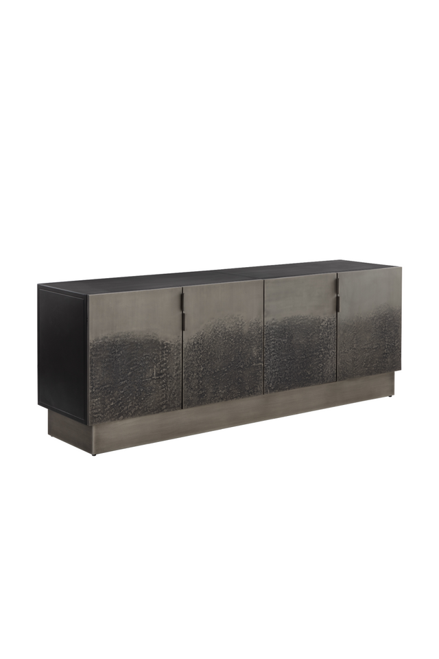 Modern European furniture - Antique Silver 4-Door Sideboard - www.oroa.com