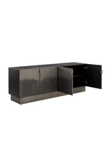 Modern European furniture - Antique Silver 4-Door Sideboard - www.oroa.com