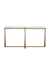 Modern European furniture - White Marble Console Table - www.oroa.com