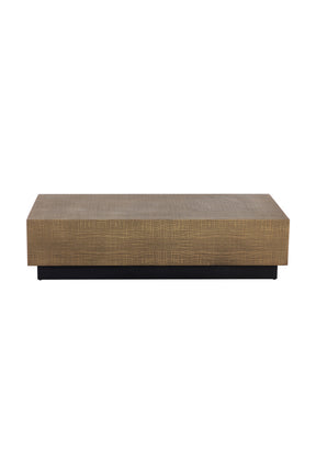 Etched Antique Brass Coffee Table by Splendido Albans