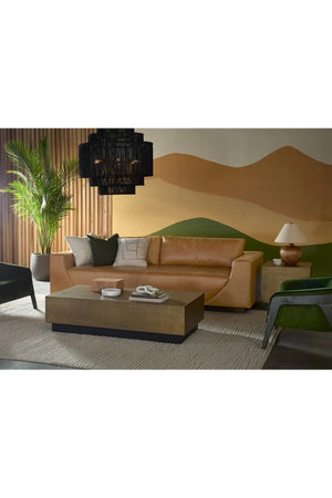 Etched Antique Brass Coffee Table | Splendido Albans | Oroa.com