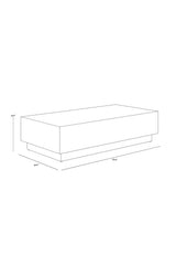Modern European furniture - Etched Antique Brass Coffee Table - www.oroa.com