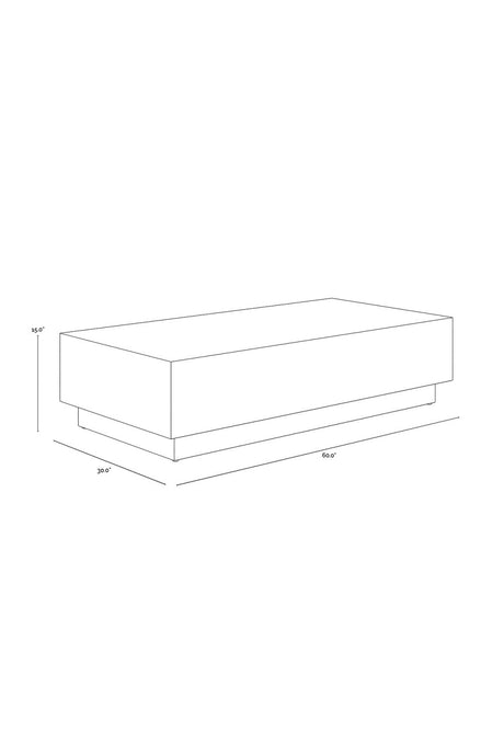 Modern European furniture - Etched Antique Brass Coffee Table - www.oroa.com