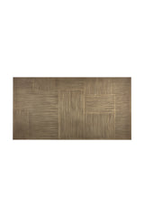 Modern European furniture - Antique Brass Rectangular Bar Table - www.oroa.com