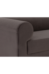  Modern European furniture Dark Gray Contemporary Sofa - www.oroa.com