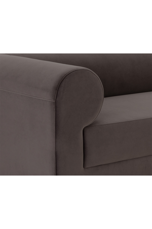 Dark Gray Contemporary Sofa | Splendido Ionic
