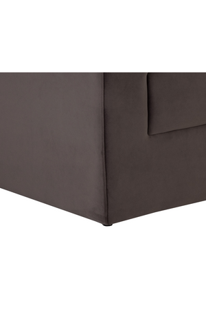 Dark Gray Contemporary Sofa | Splendido Ionic