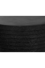 Modern European furniture - Black Curved Indoor/Outdoor Coffee Table - www.oroa.com