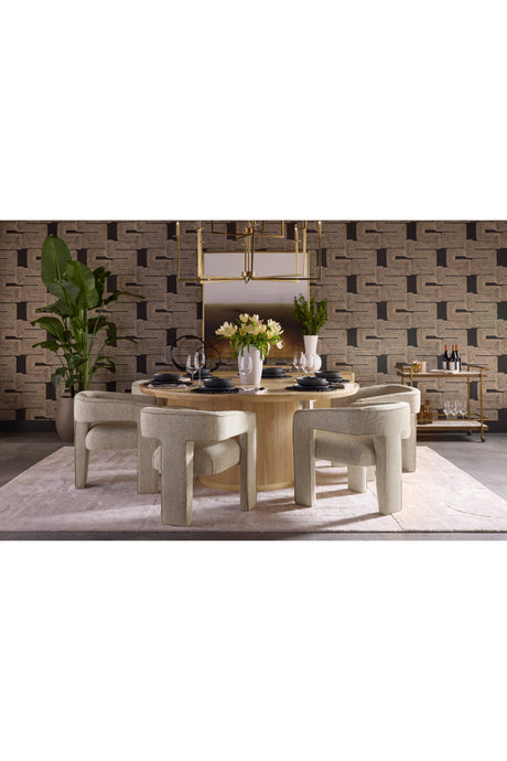 Modern European furniture - White Marble Look Bar Cart - www.oroa.com