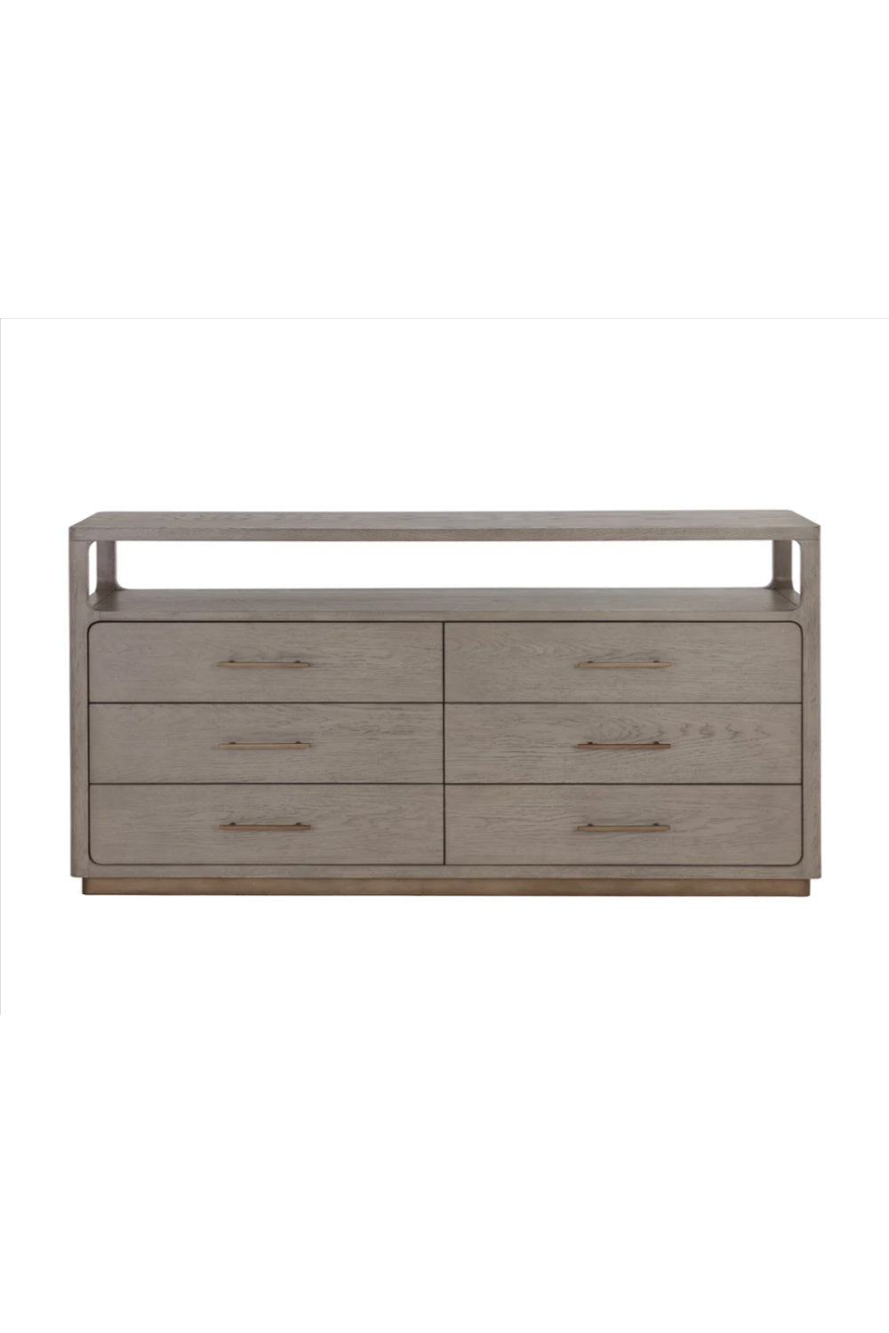 Modern European furniture - 6-Drawer Oak Veneer Dresser - www.oroa.com