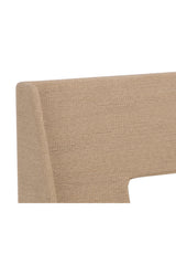 Modern European furniture - Brown Leather Seat Banquette - www.oroa.com