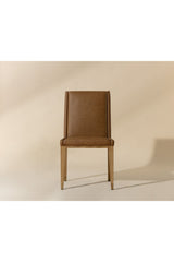 Modern European furniture - Rustic Oak Base Dining Chairs (2) - www.oroa.com