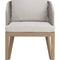 Modern European furniture - Contemporary Indoor/Outdoor Weave & Teak Dining Chair - www.oroa.com