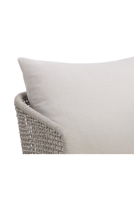Modern European furniture - Contemporary Indoor/Outdoor Weave & Teak Dining Chair - www.oroa.com