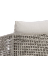 Modern European furniture - Contemporary Indoor/Outdoor Weave & Teak Dining Chair - www.oroa.com