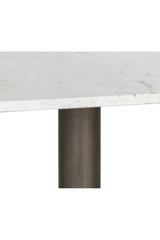 Modern European furniture - Square White Marble Bistro Table S - www.oroa.com