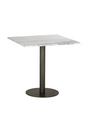 Modern European furniture - Square White Marble Bistro Table L - www.oroa.com