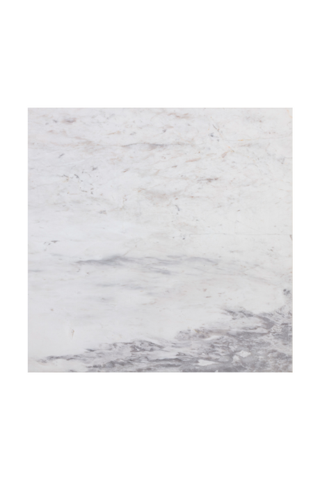 Modern European furniture - Square White Marble Bistro Table L - www.oroa.com