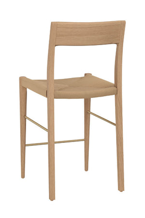 Natural Rope Seat Counter Stool | Splendido Bondi | Oroa.com