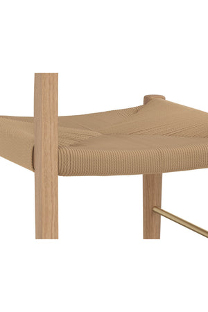 Natural Rope Seat Counter Stool | Splendido Bondi | Oroa.com