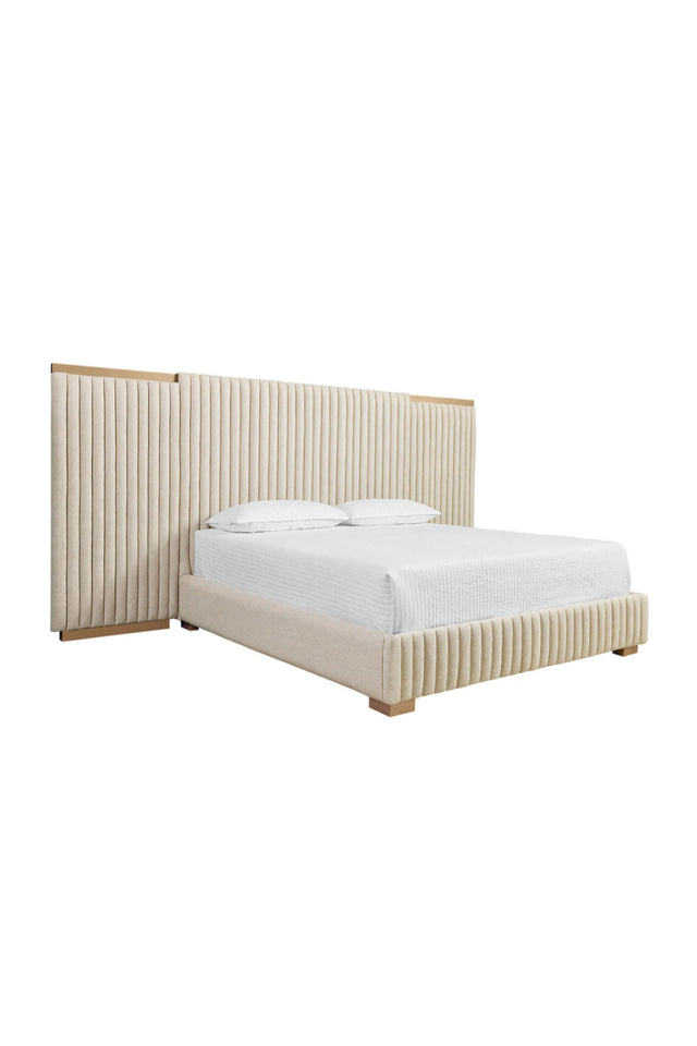 Channeled Panel Headboard King Bed | Splendido Tarrant | Oroa.com