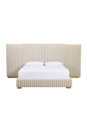 Channeled Panel Headboard King Bed | Splendido Tarrant | Oroa.com