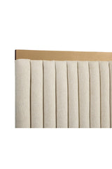 Modern European furniture - Channeled Panel Headboard King Bed - www.oroa.com