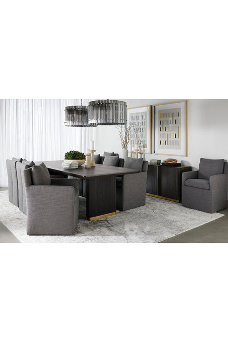 Modern European furniture - Chamfered Edge Oak Dining Table - www.oroa.com