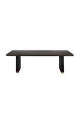 Modern European furniture - Chamfered Edge Oak Dining Table - www.oroa.com