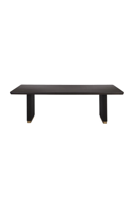 Modern European furniture - Chamfered Edge Oak Dining Table - www.oroa.com