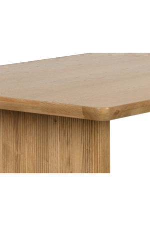 Chamfered Edge Oak Dining Table | Splendido Kalla | Oroa.com