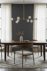 Modern European furniture - Taupe Gray Seat Dining Chair - www.oroa.com
