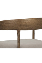 Modern European furniture - Taupe Gray Seat Dining Chair - www.oroa.com