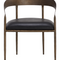 Modern European furniture - Antique Brass Framed Dining Chair - www.oroa.com