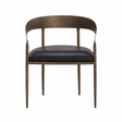 Antique Brass Framed Dining Chair by Splendido Zanatta