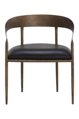 Modern European furniture - Antique Brass Framed Dining Chair - www.oroa.com