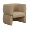 Modern European furniture - Leather Channeled Lounge Chair - www.oroa.com