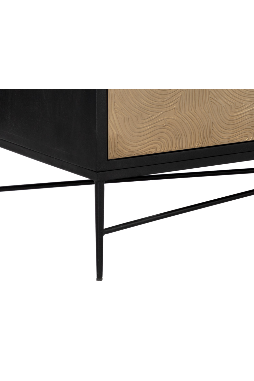 Modern European furniture - Gold 4-Door Sideboard - www.oroa.com