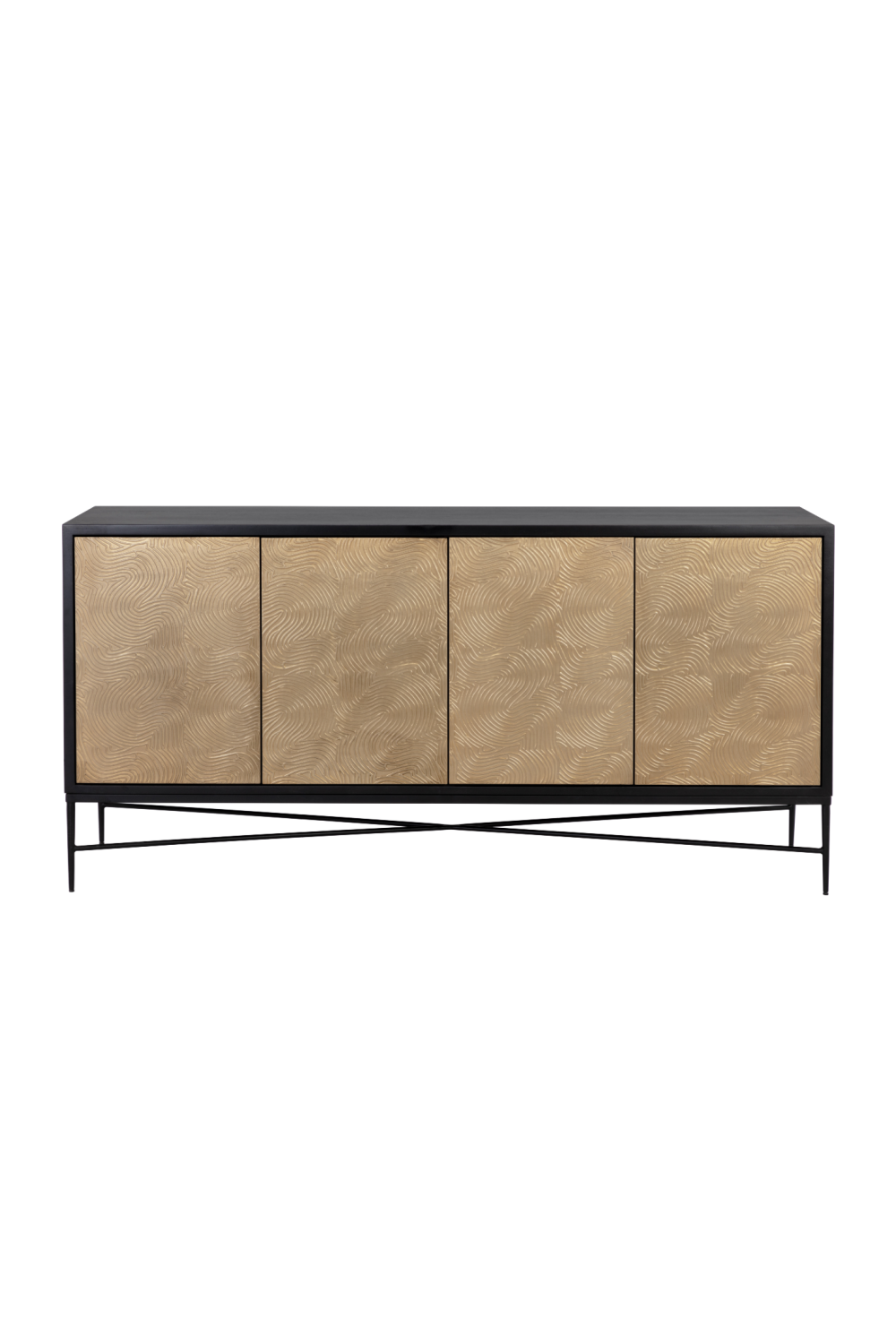 Modern European furniture - Gold 4-Door Sideboard - www.oroa.com