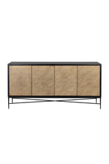 Modern European furniture - Gold 4-Door Sideboard - www.oroa.com