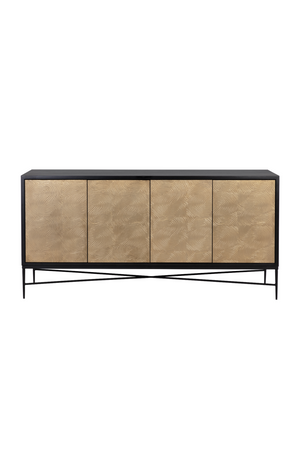 Modern European furniture - Gold 4-Door Sideboard - www.oroa.com