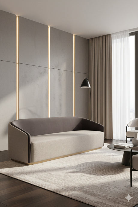 Gray Backrest Sofa | Splendido Sheva | Oroa.com