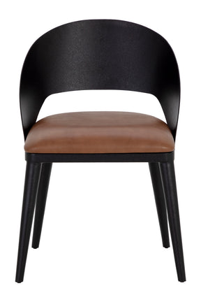 Leather Seat Dining Chair by Splendido Dezirae