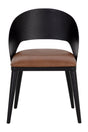 Modern European furniture - Leather Seat Dining Chair - www.oroa.com