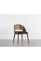 Modern European furniture - Leather Seat Dining Chair - www.oroa.com