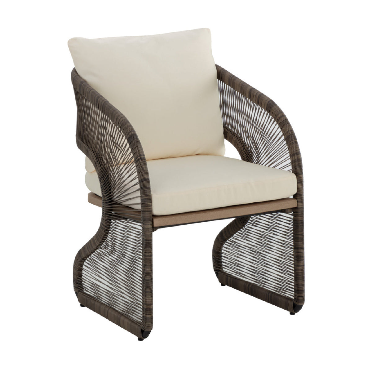 Gray Polyrod Indoor/Outdoor Dining Chair | Splendido Toulon