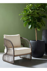Modern European furniture - Gray Polyrod Indoor/Outdoor Lounge Chair - www.oroa.com