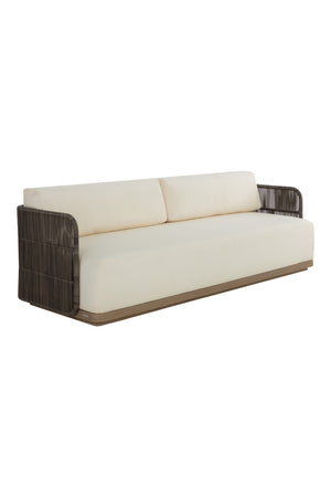 Modern European furniture - Gray Polyrod Indoor/Outdoor Sofa - www.oroa.com